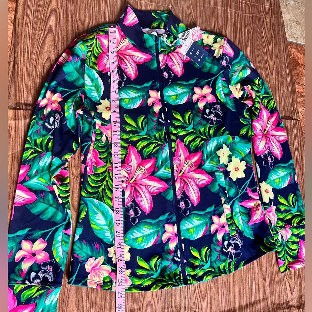 Tommy Bahama Womens' Long
Sleeve Zip Up Tennis & Golf Jacket Size Large - Picture 11 of 13